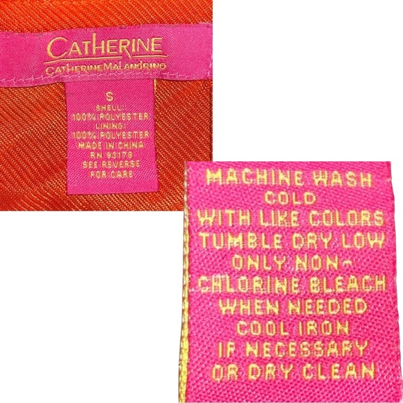 Catherine Malandrino Boho Maxi Slip Dress S Geometric Y2K Spaghetti Strap - Picture 4 of 4